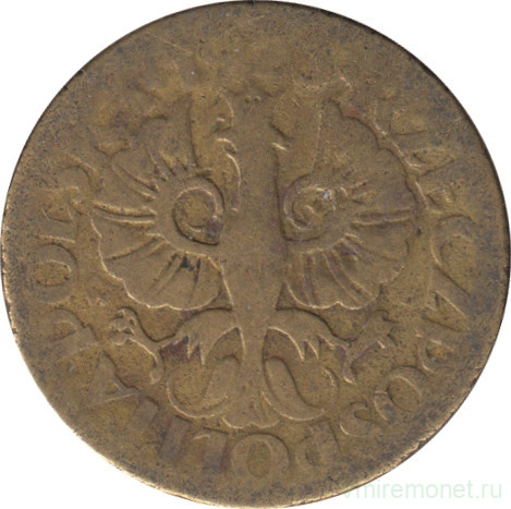 Монета. Польша. 5 грошей 1923 год.