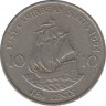 Монета. Восточные Карибские государства. 10 центов 1994 год. ав.