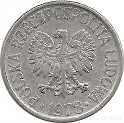Монета. Польша. 50 грошей 1978 год.