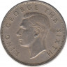 Монета. Новая Зеландия. 1/2 кроны 1950 год. рев.