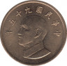 Монета. Тайвань. 1 доллар 2006 год. (95-й год Китайской республики). ав.