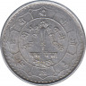 Монета. Непал. 10 пайс 1974 (2031) год. Коронация Биренды. рев.