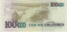 Банкнота. Бразилия. 100 крузейро реалов 1993 год. Тип 238а. рев.