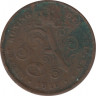 Монета. Бельгия. 2 цента 1910 год. DER BELGEN. ав.