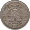 Монета. Ангола. 2.5 эскудо 1953 год. рев.