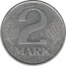 Монета. ГДР. 2 марки 1975 год.