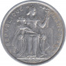 Монета. Новая Каледония. 2 франка 1983 год. ав.