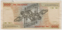 Банкнота. Бразилия. 1000 крузейро 1978 год. Тип 197b.