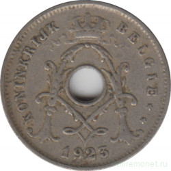 Монета. Бельгия. 5 сантимов 1923 год. BELGIE. Перечекан с 1913 года.
