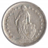 Монета. Швейцария. 1/2 франка 1965 год.