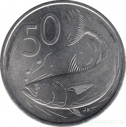 Монета. Острова Кука. 50 центов 2015 год.