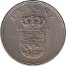 Монета. Дания. 1 крона 1963 год. ав.