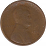 Монета. США. 1 цент 1909 год. ав.