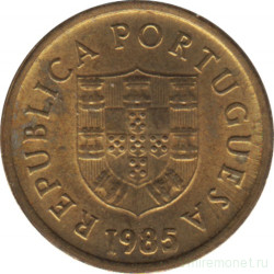 Монета. Португалия. 1 эскудо 1985 год.