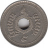 Монета. Тайланд. 5 сатанг 1926 (2469) год. рев.
