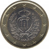 Монета. Сан-Марино. 1 евро 2006 год. ав.