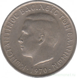 Монета. Греция. 50 лепт 1970 год.