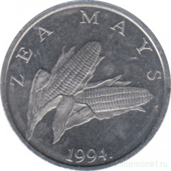 Монета. Хорватия. 1 липа 1994 год.