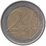Монета. Италия. 2 евро 2002 год. 