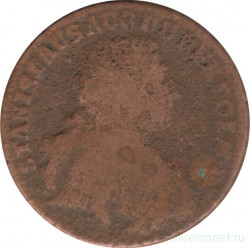 Монета. Польша. 3 гроша 1766 год. Большой бюст. G.