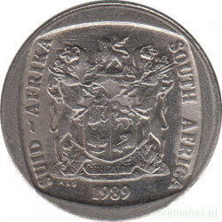 Монета. Южно-Африканская республика (ЮАР). 2 ранда 1989 год.