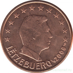Монета. Люксембург. 5 центов 2008 год.