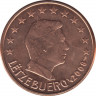 Монета. Люксембург. 5 центов 2008 год. ав.
