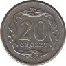 Монета. Польша. 20 грошей 2002 год. рев.