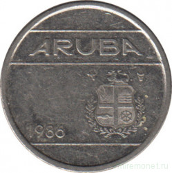 Монета. Аруба. 5 центов 1986 год.