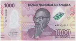 Банкнота. Ангола. 1000 кванз 2020 год. Тип W162.