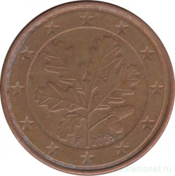 Монета. Германия. 5 центов 2005 год (F).
