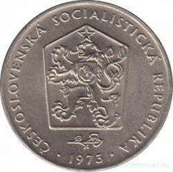 Монета. Чехословакия. 2 кроны 1973 год.