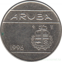 Монета. Аруба. 10 центов 1996 год.
