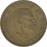 Монета. Дания. 1 крона 1943 год. рев.
