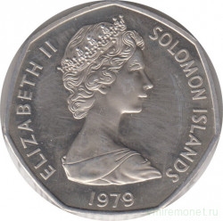 Монета. Соломоновы острова. 1 доллар 1979 год.
