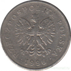 Монета. Польша. 20 грошей 1996 год.