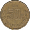 Монета. Мексика. 50 сентаво 2000 год. ав.