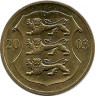 Монета. Эстония. 1 крона 2003 год. ав