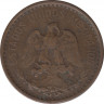 Монета. Мексика. 2 сентаво 1906 год. рев.