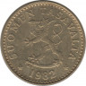 Аверс. Монета. Финляндия. 10 пенни 1982 год.