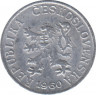 Монета. Чехословакия. 1 геллер 1960 год. ав.