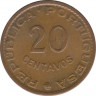 Монета. Ангола. 50 сентаво 1962 год. рев.