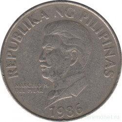 Монета. Филиппины. 50 сентимо 1986 год.