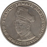 Монета. Малайзия. 1 ринггит 1969 год. 10 лет Национальному банку. ав.