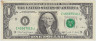 Банкнота. США. 1 доллар 1988 год. I. Тип 480b. ав.