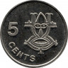 Монета. Соломоновы острова. 5 центов 1996 год.