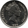 Монета. Соломоновы острова. 5 центов 1996 год.
