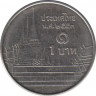Монета. Тайланд. 1 бат 2010 (2553) год. ав.