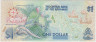 Банкнота. Багамские острова. 1 доллар 1992 год. 500 лет открытия Америки. Тип 50а. рев.