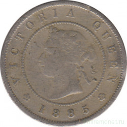 Монета. Ямайка. 1 фартинг 1885 год.